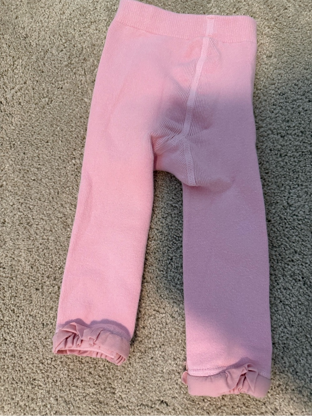 Ruffle Butts Light Pink Ruffle-Trim Leggings 12-24m